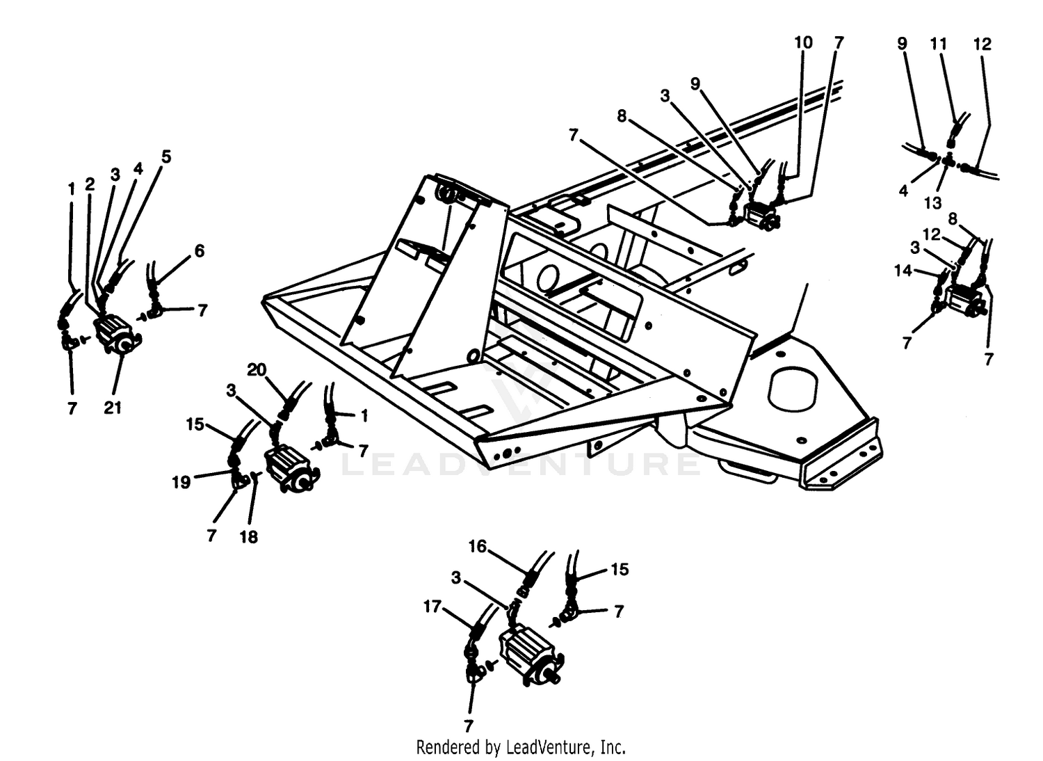 Cutting Unit Hydraulic Components