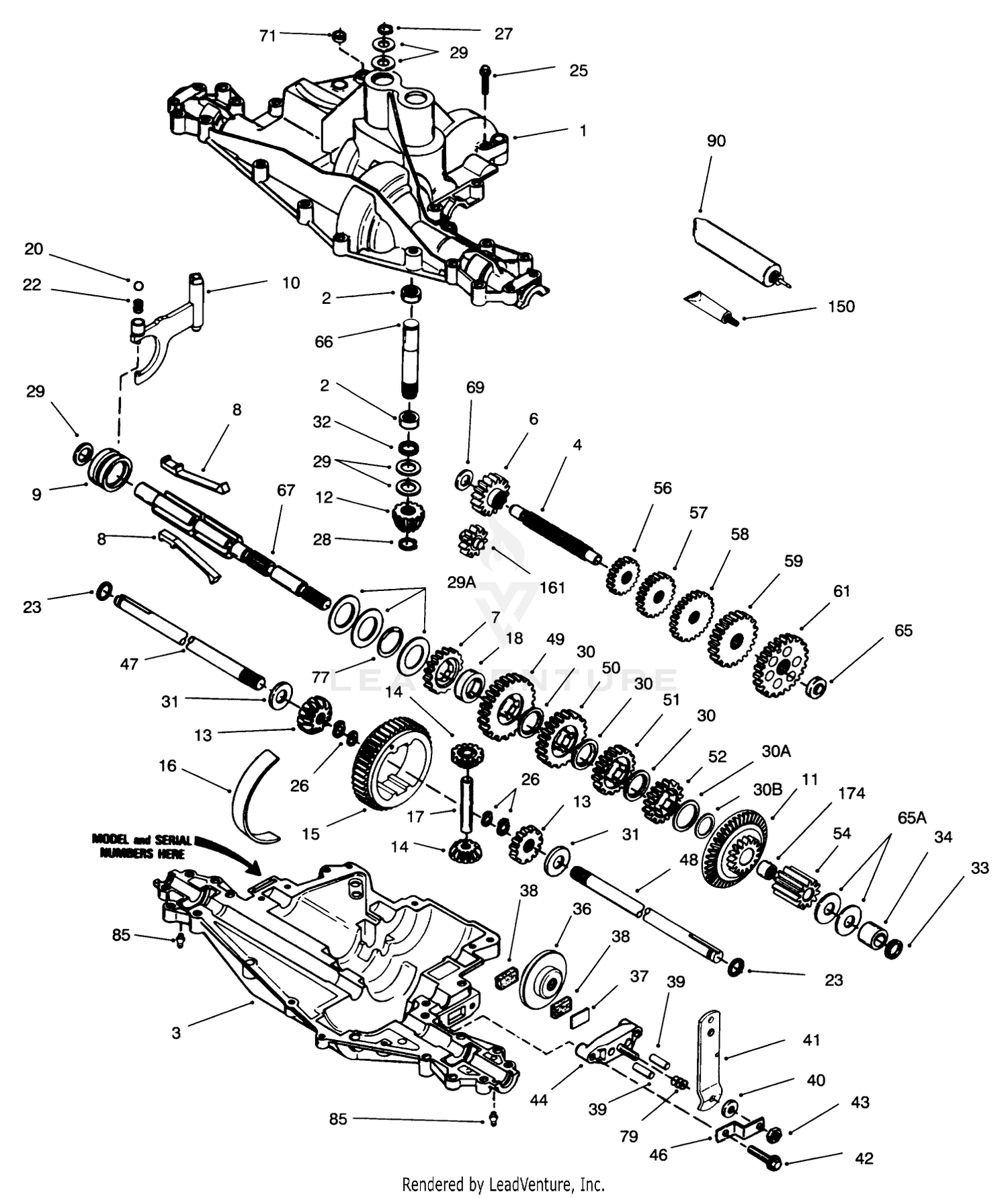 Peerless Transaxle Model No. 915-019