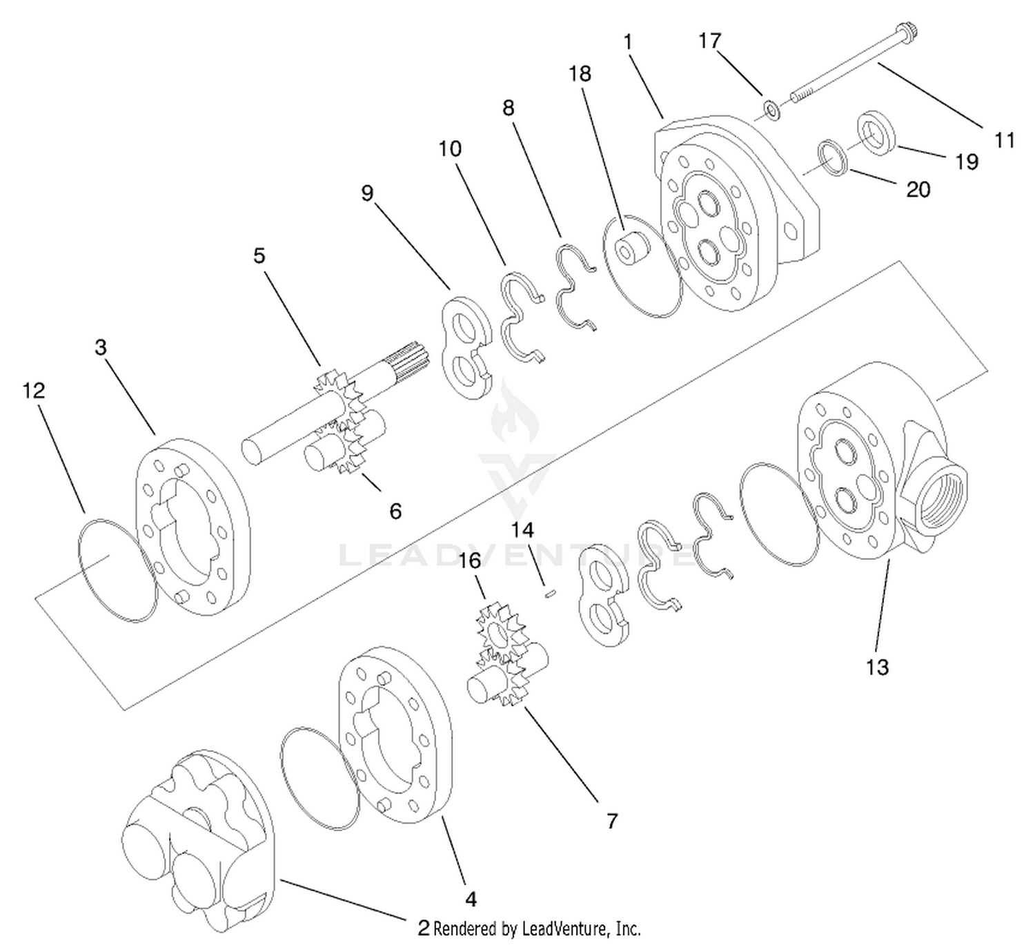 Gear Pump Assembly No. 95-8601