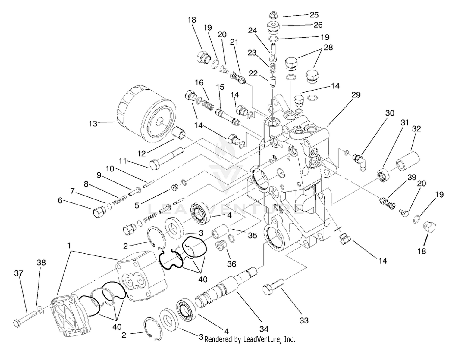 Front Axle Center Section Assembly