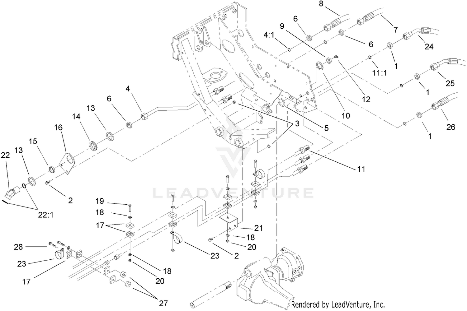 Rear Hydraulic Assembly