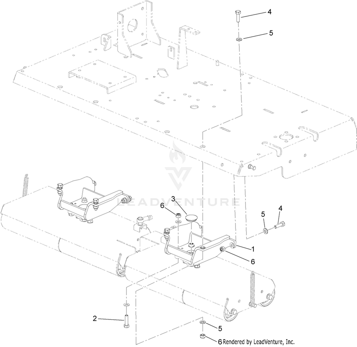 Roller Support Kit Assembly No. 131-1619