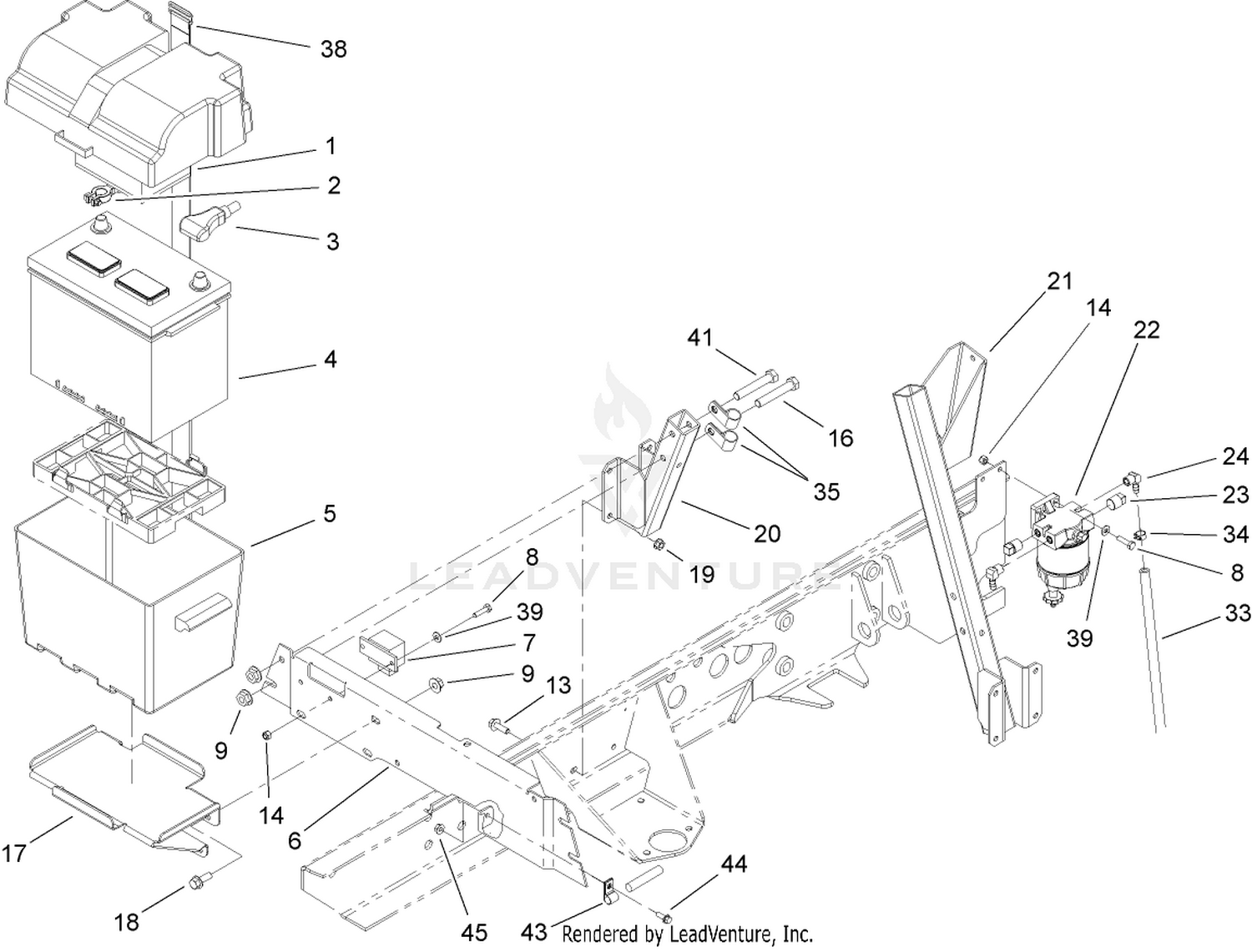Battery Installation Assembly