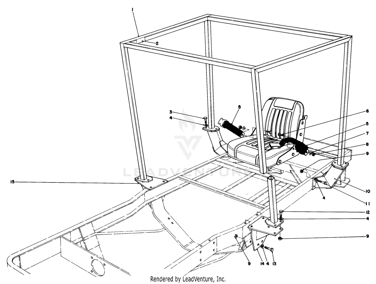 Roll Over Protection Kit No. 77021 (optional)