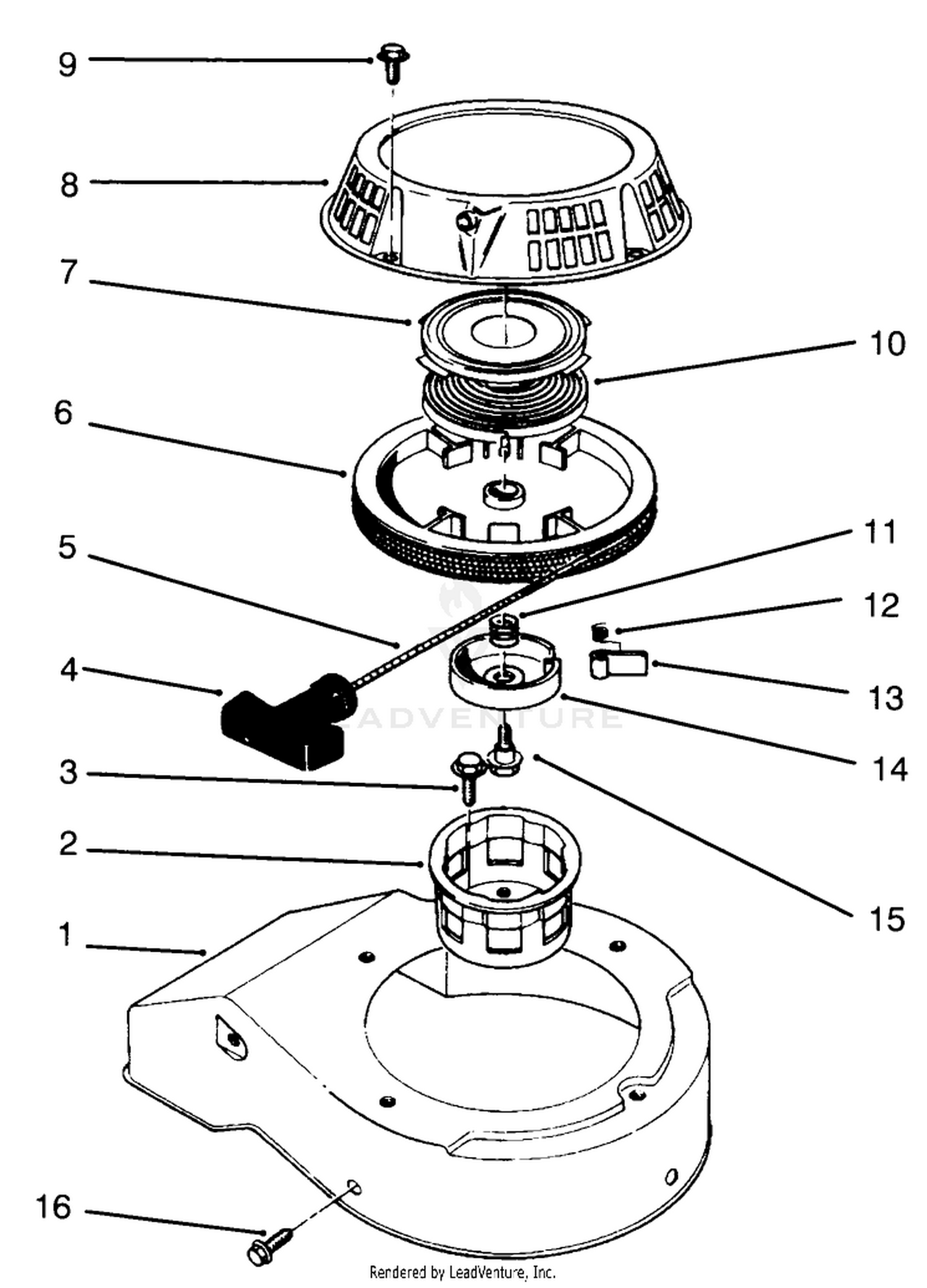 Recoil Assembly (model No. 47pp3-3)