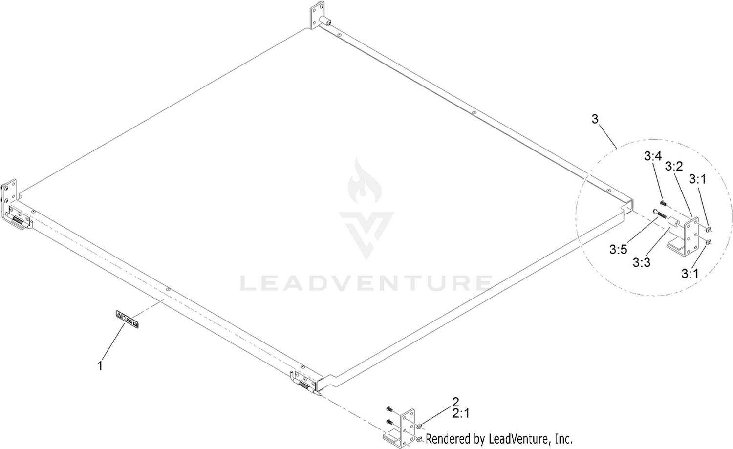 Utility Van Box Shelf Assembly