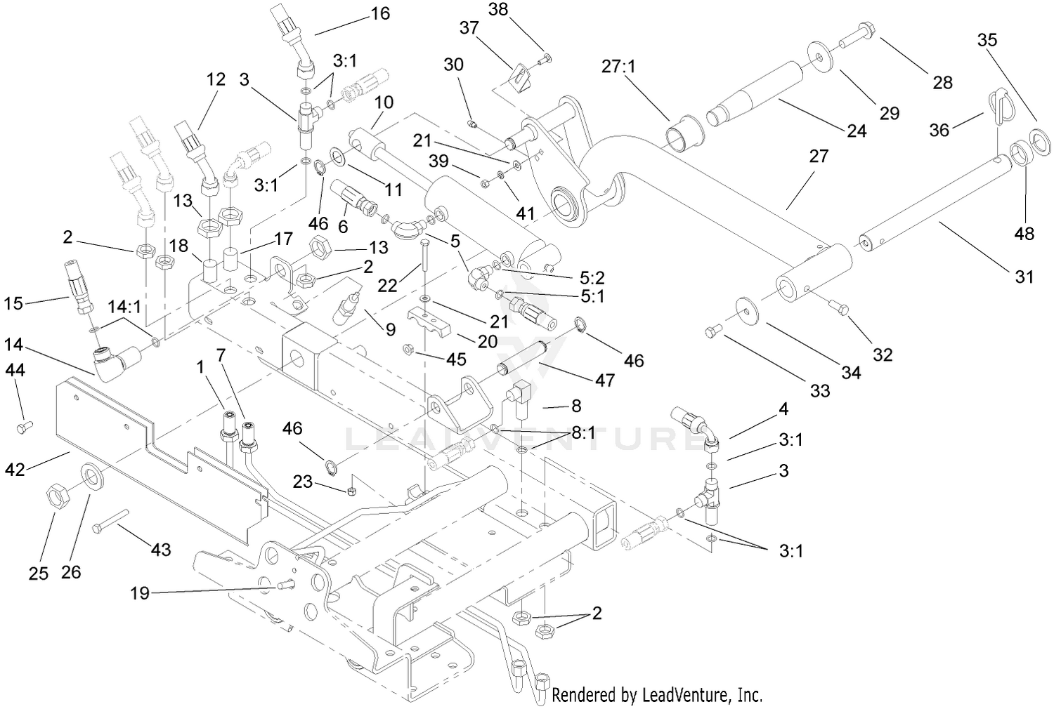 Lift Arm Hydraulic Assembly