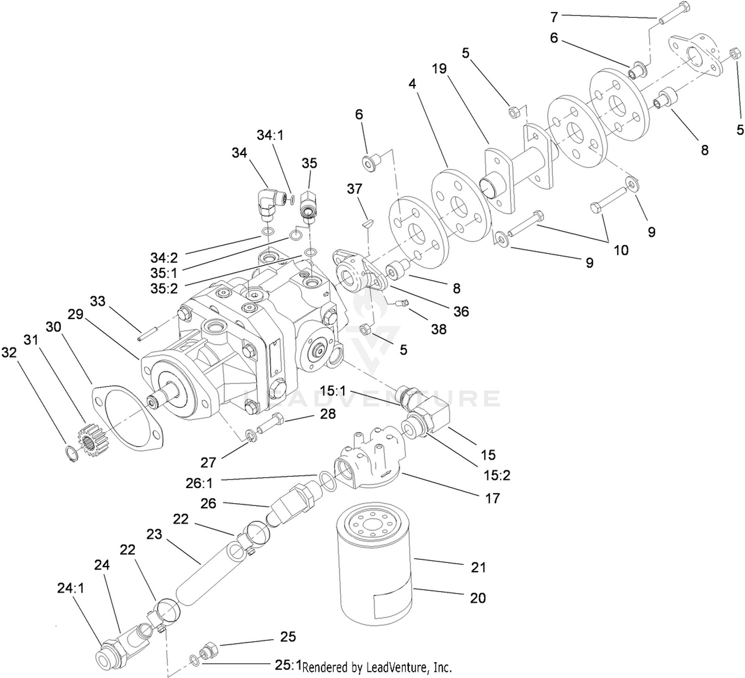 Hydrostatic Transmission Assembly
