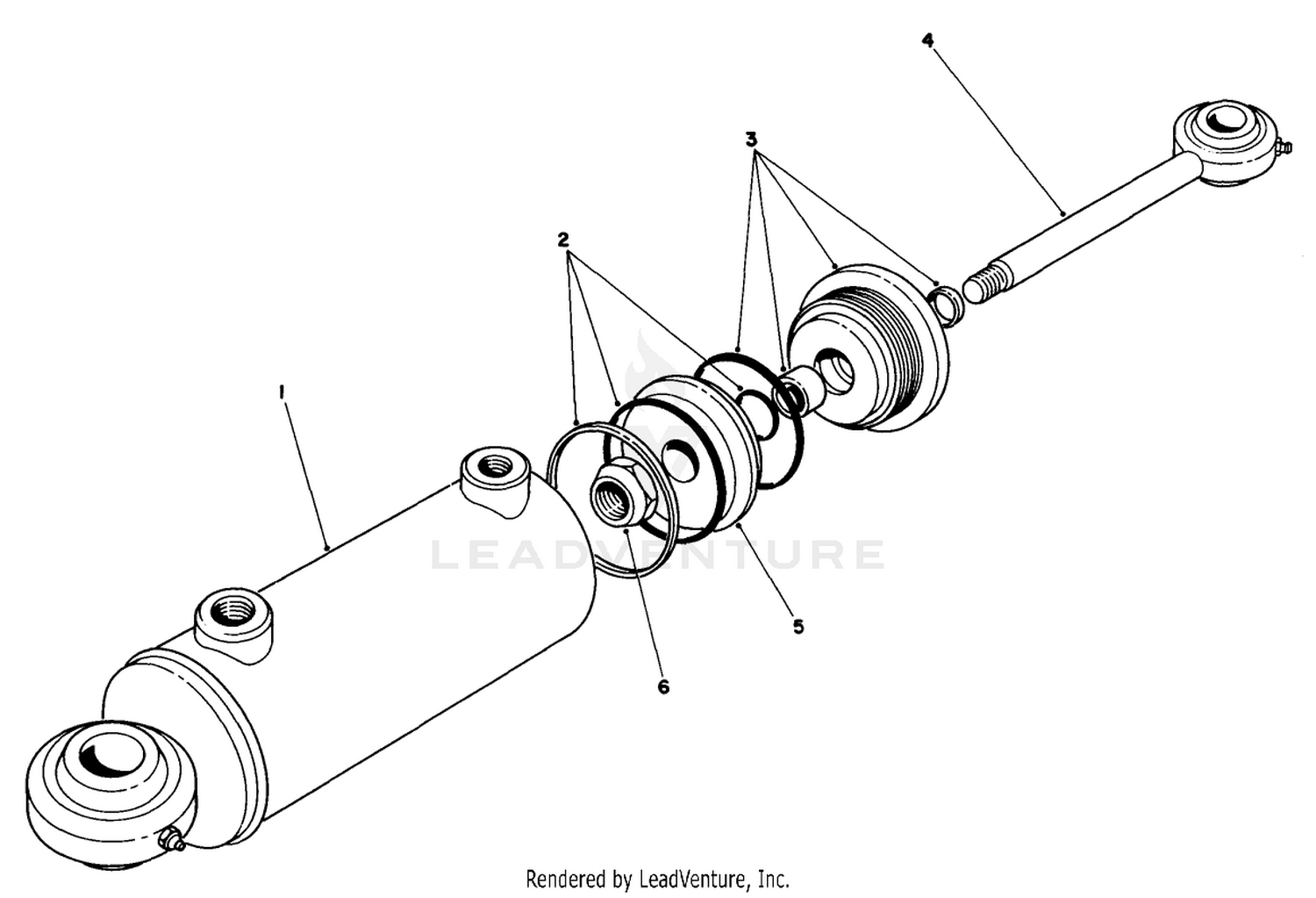 Hydraulic Cylinder No. 63-6740