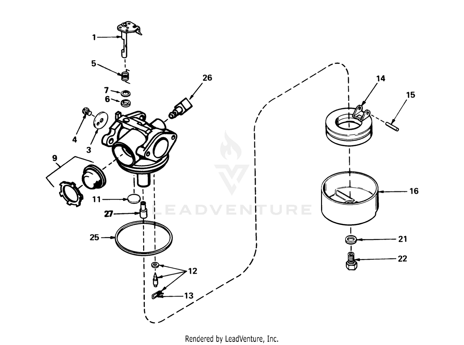 Carburetor No. 632099