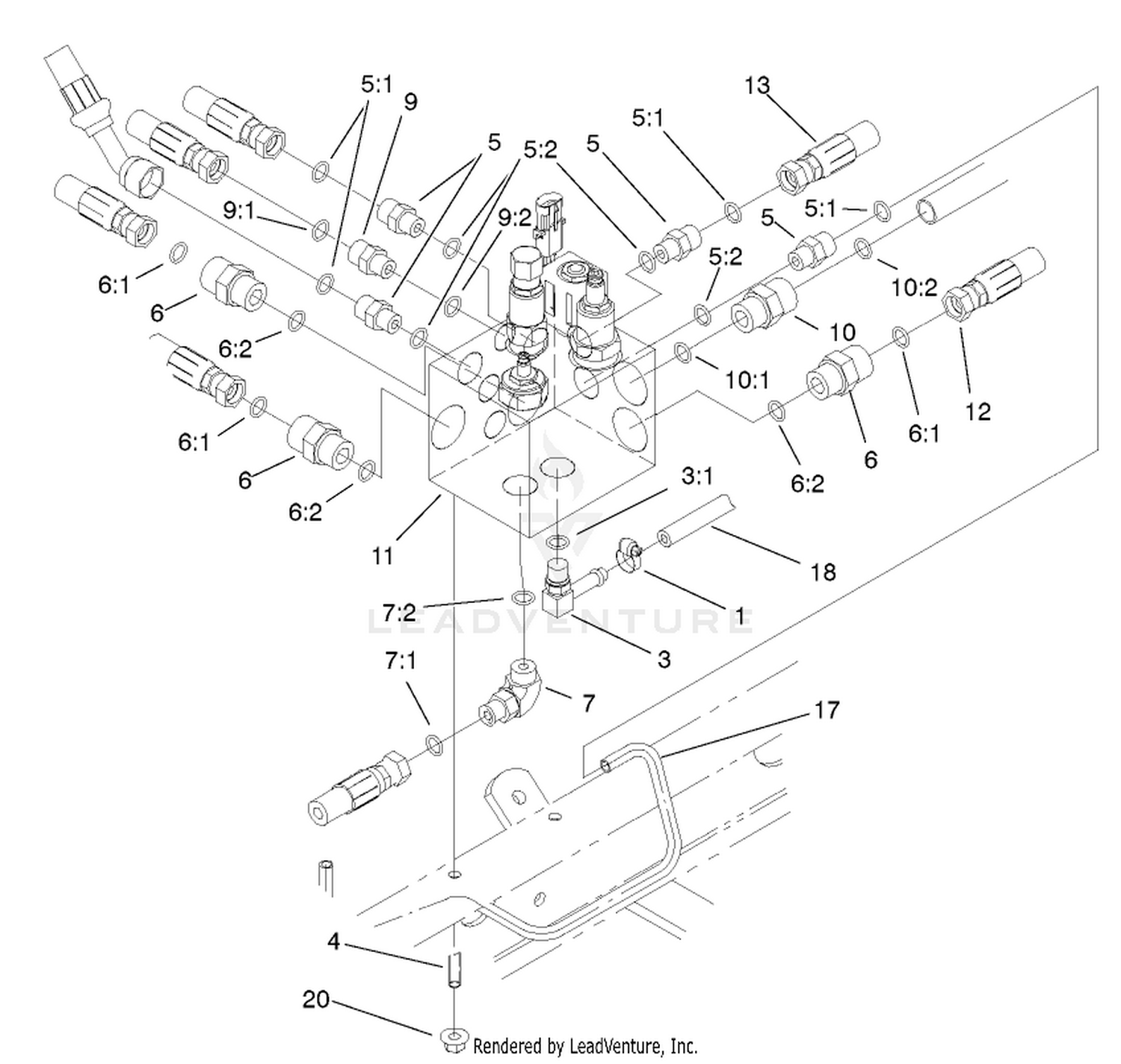 Manifold Block Installation Assembly