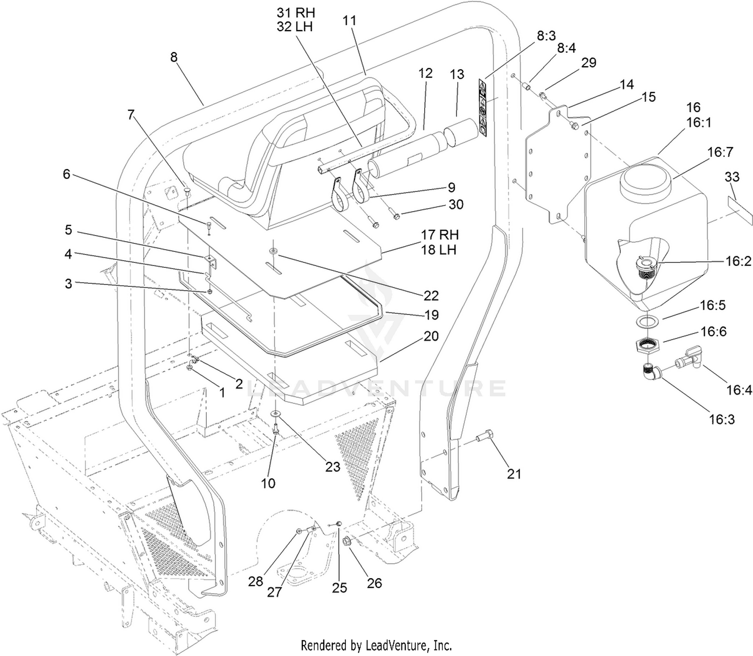 Roll-Over Protection System and Seat Assembly