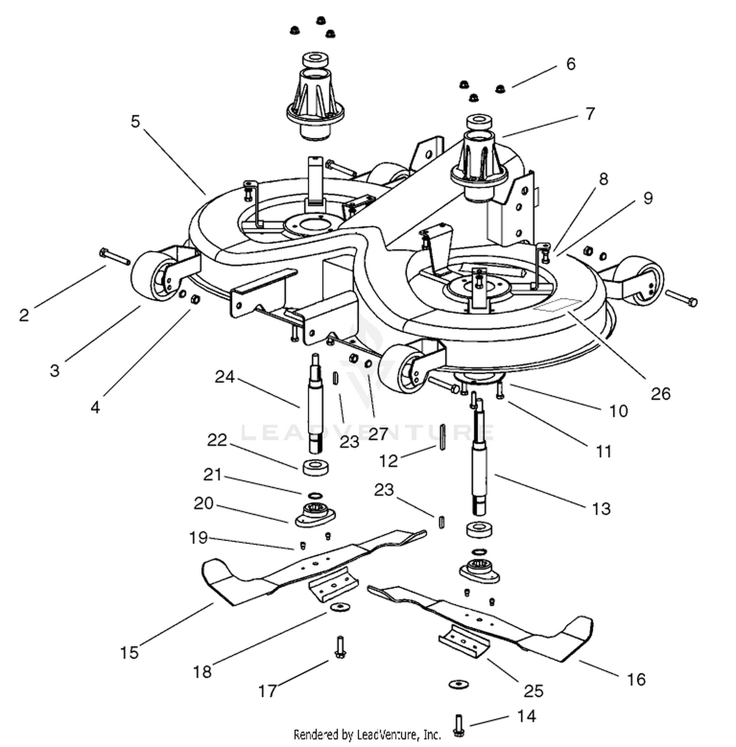 Operation-Cutting Pan Assembly