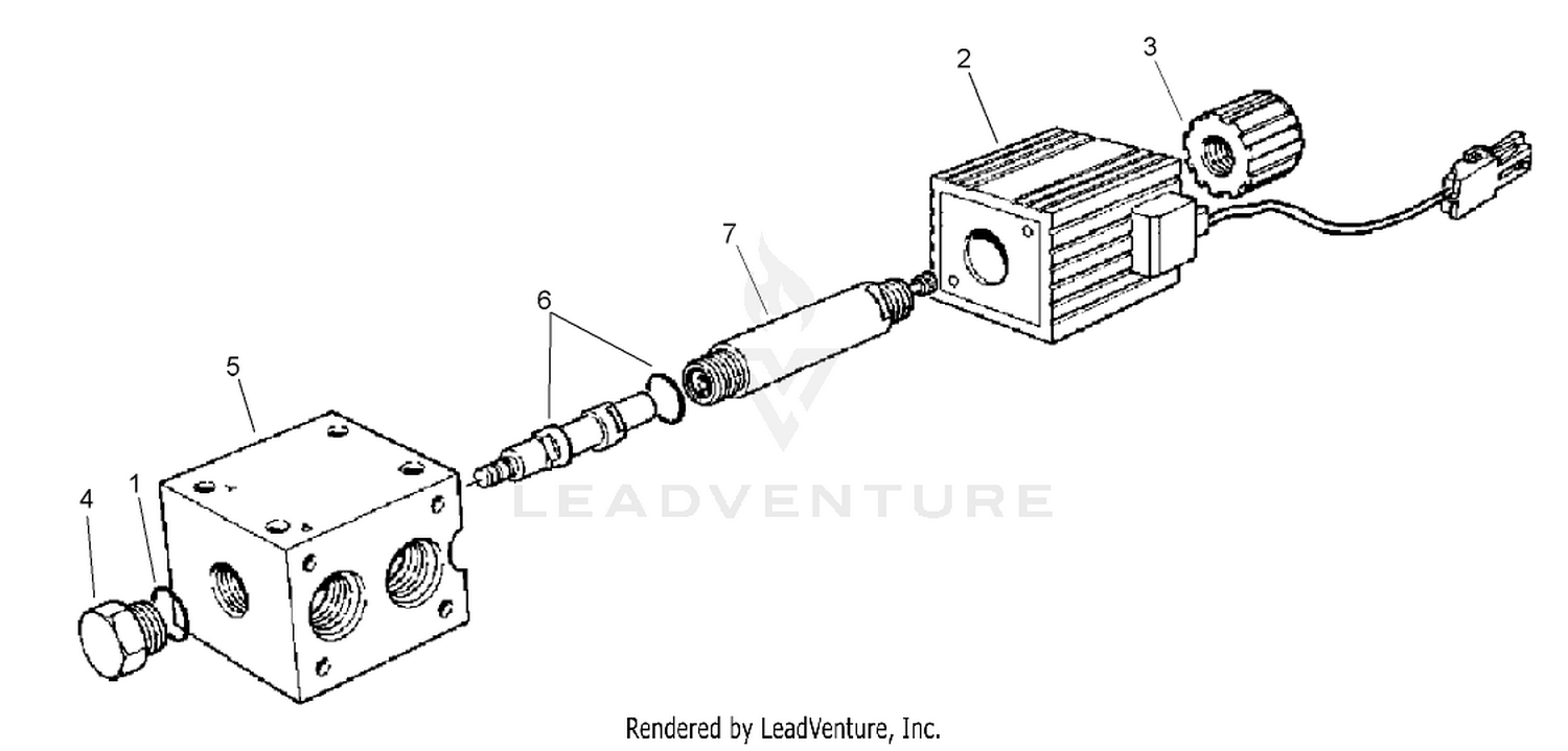 Four Wheel Drive Valve Assembly No. 76-9970