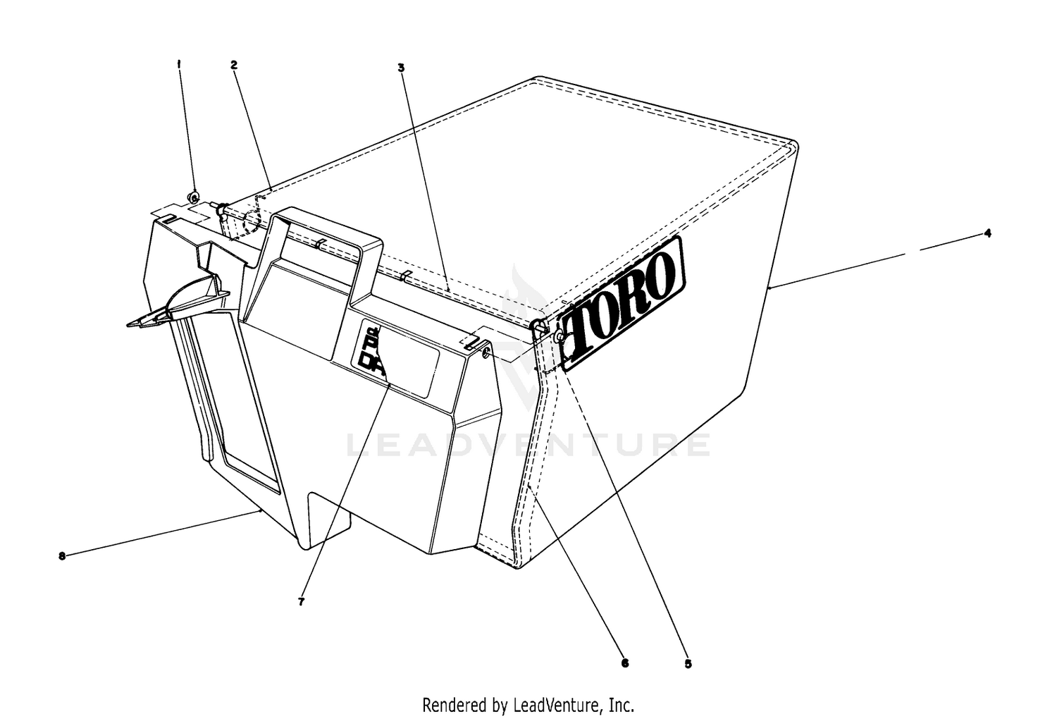 Grass Bag Assembly No. 11-0189