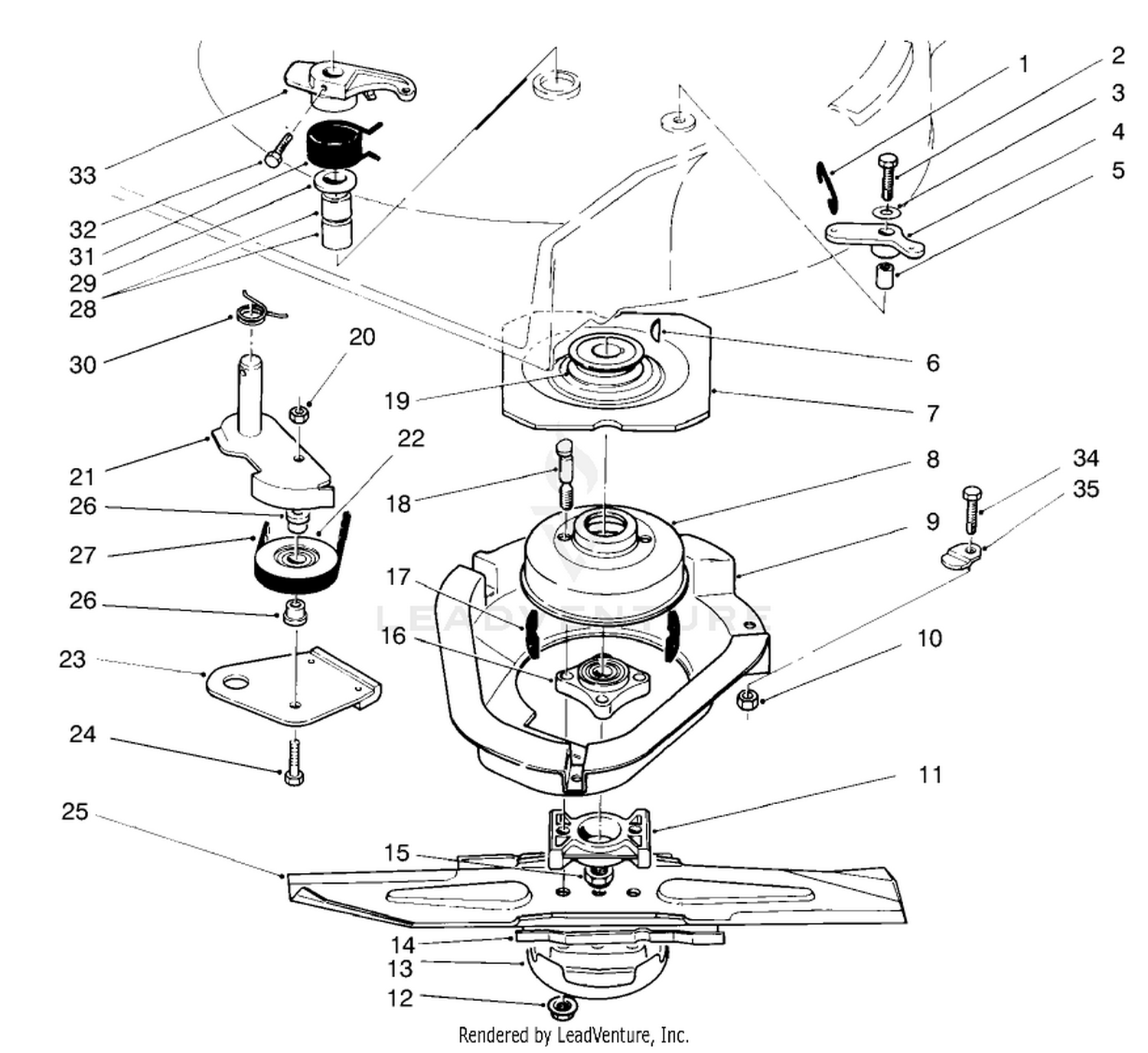 Blade Brake Clutch Assembly