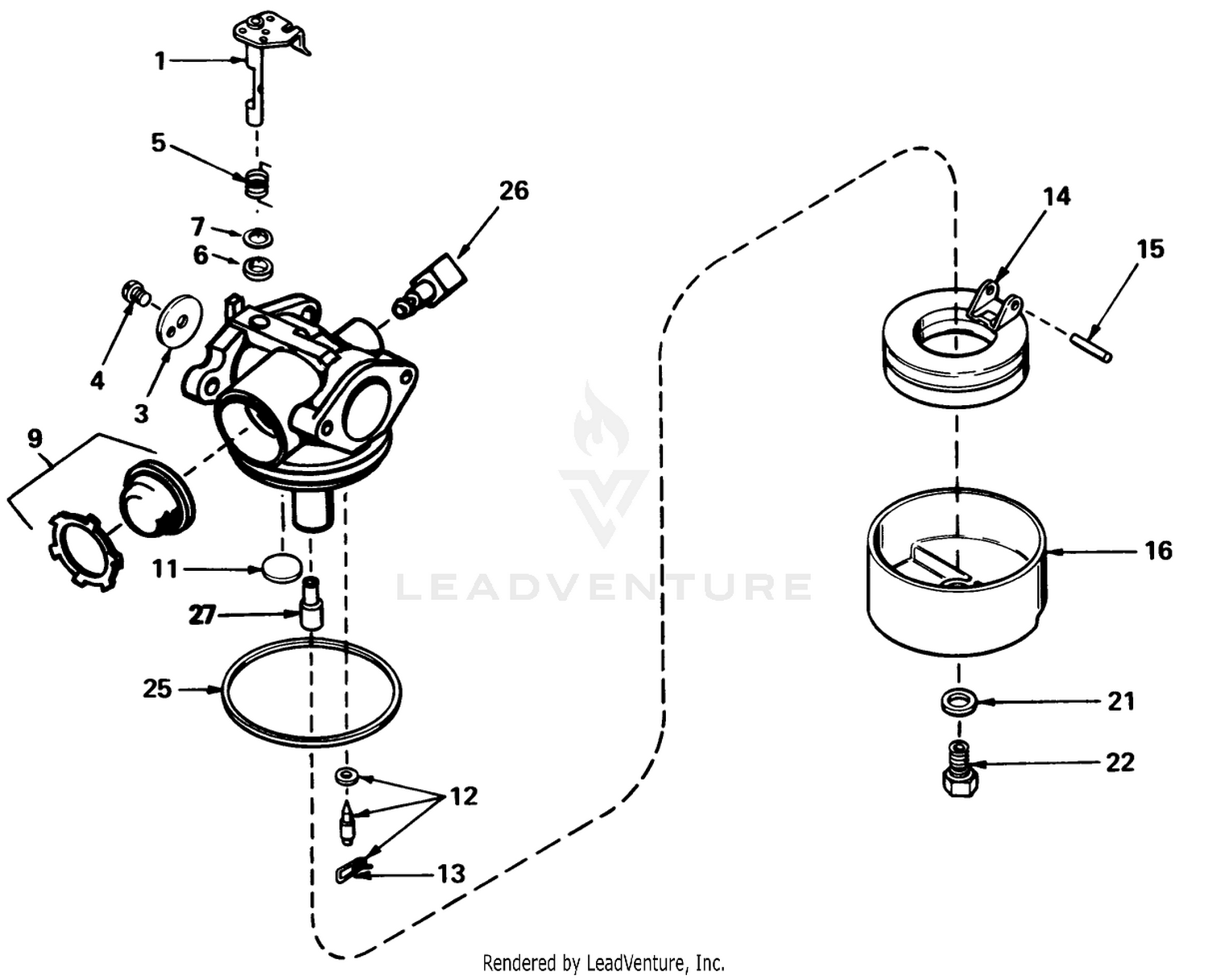 Carburetor No. 632050a