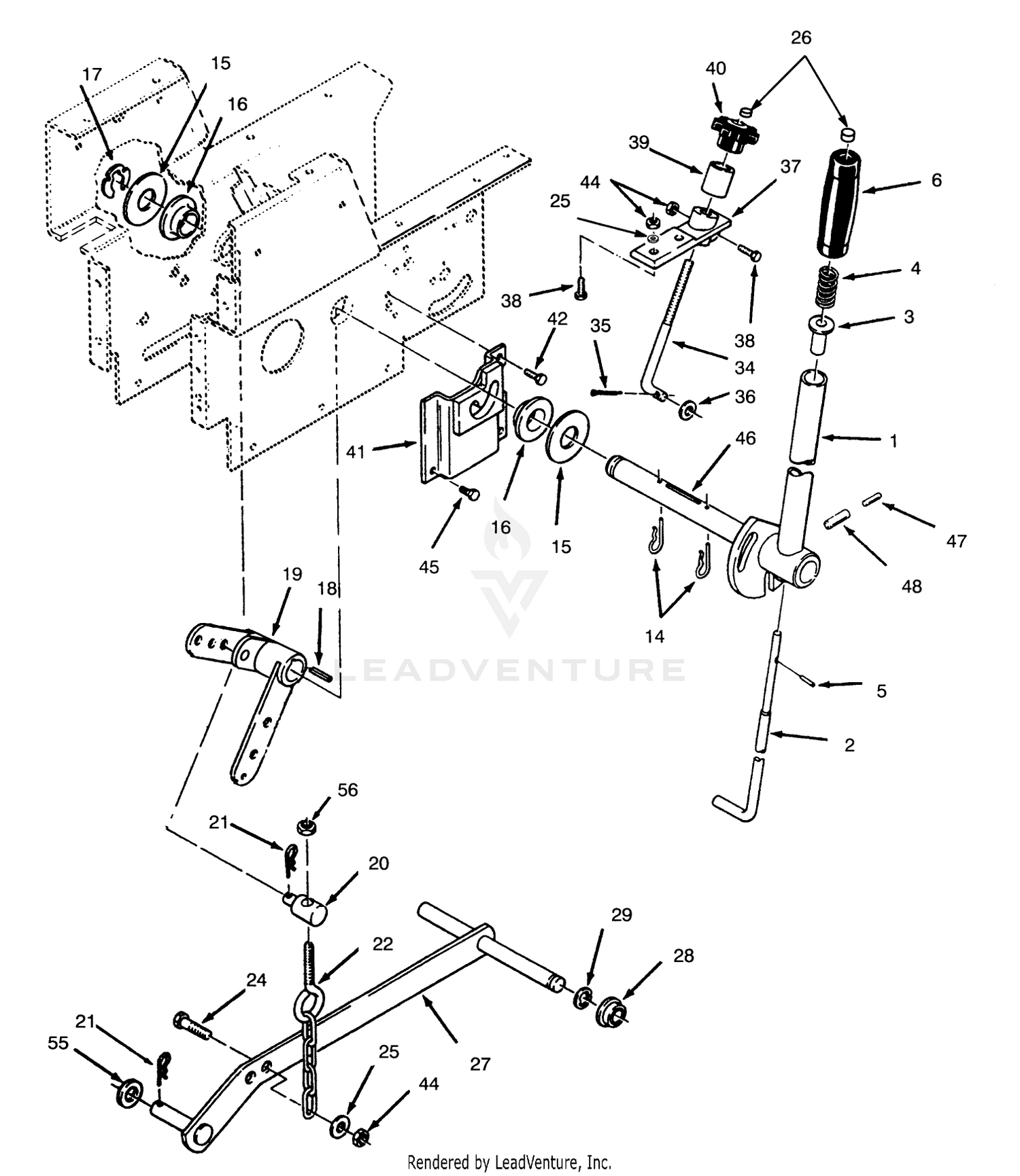 Manual Lift Linkage