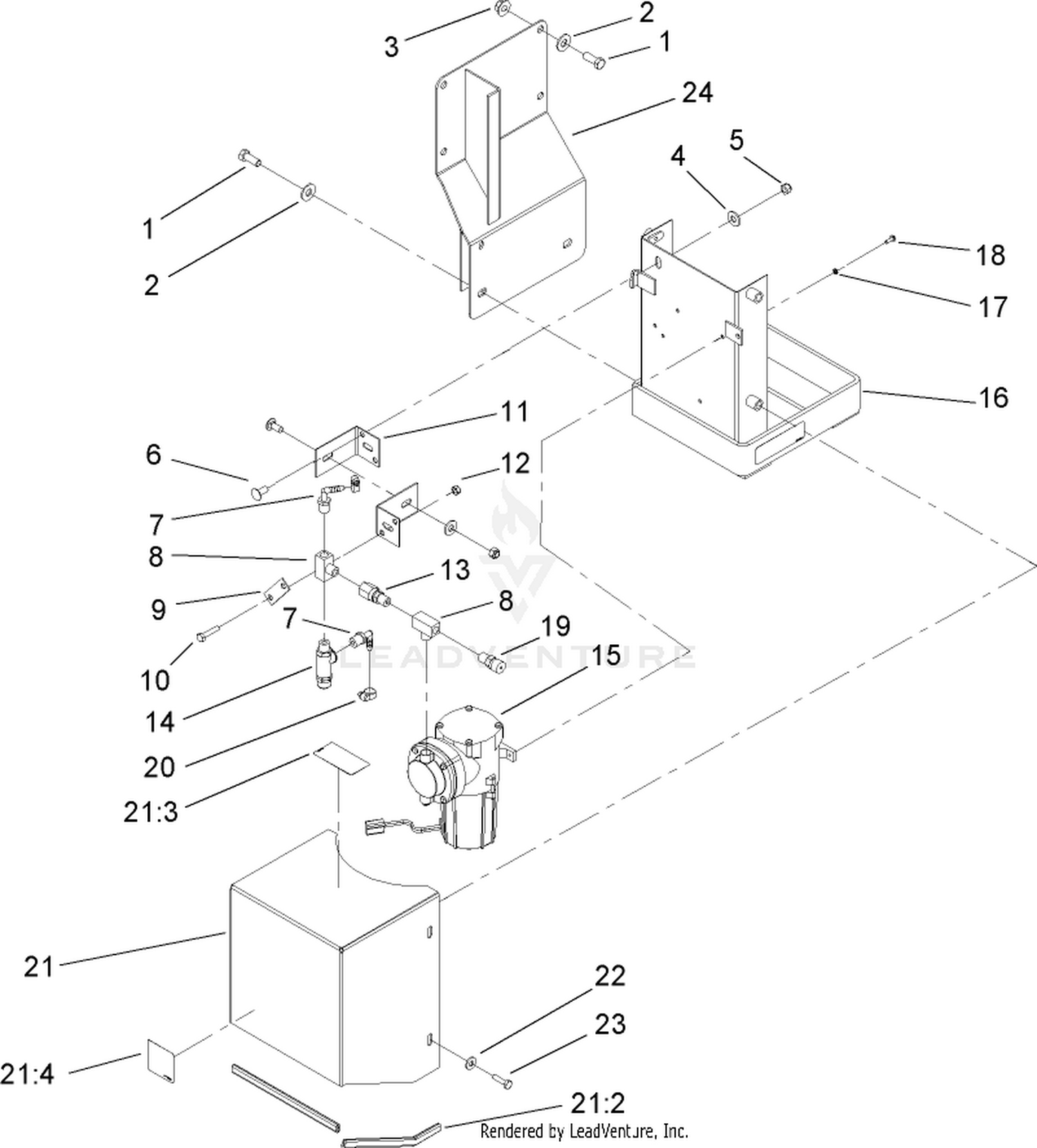 Frame and Compressor Assembly