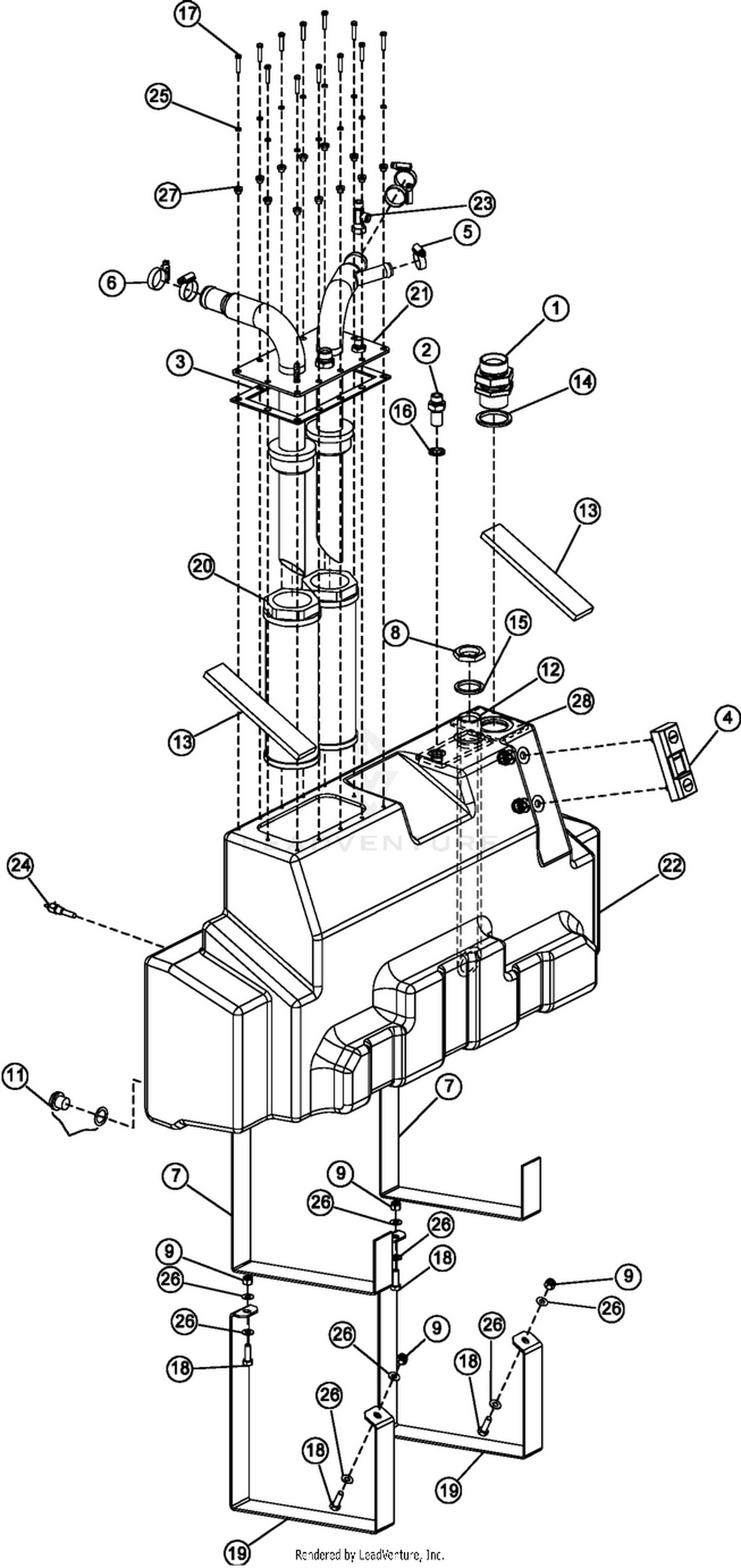 Hydraulic Oil Tank Assembly