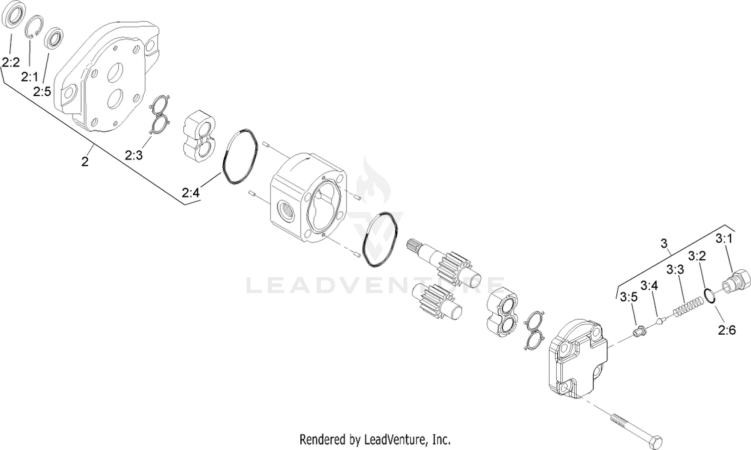 Hydraulic Motor Assembly No. 105-9820