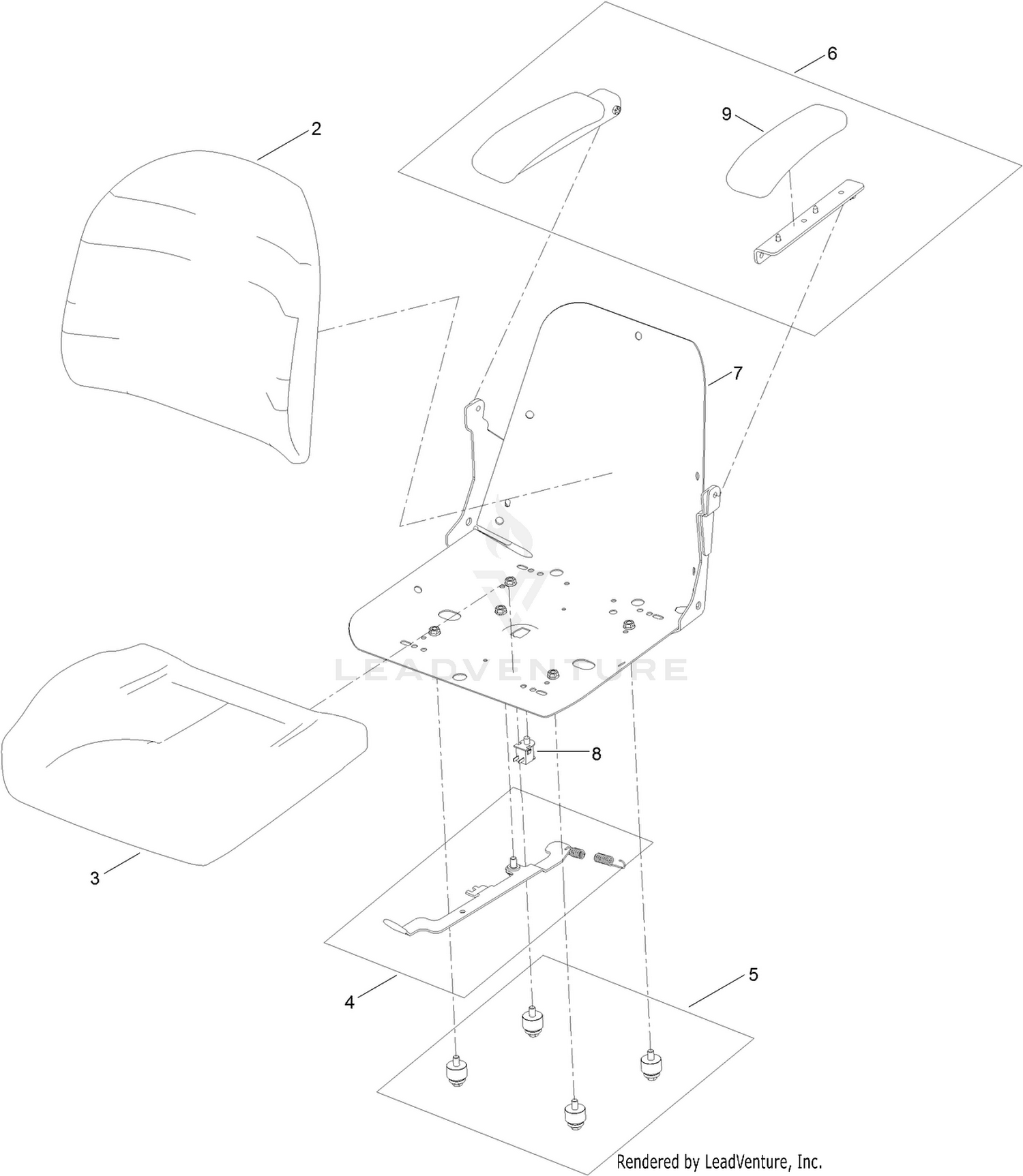 Seat Assembly No. 138-2556