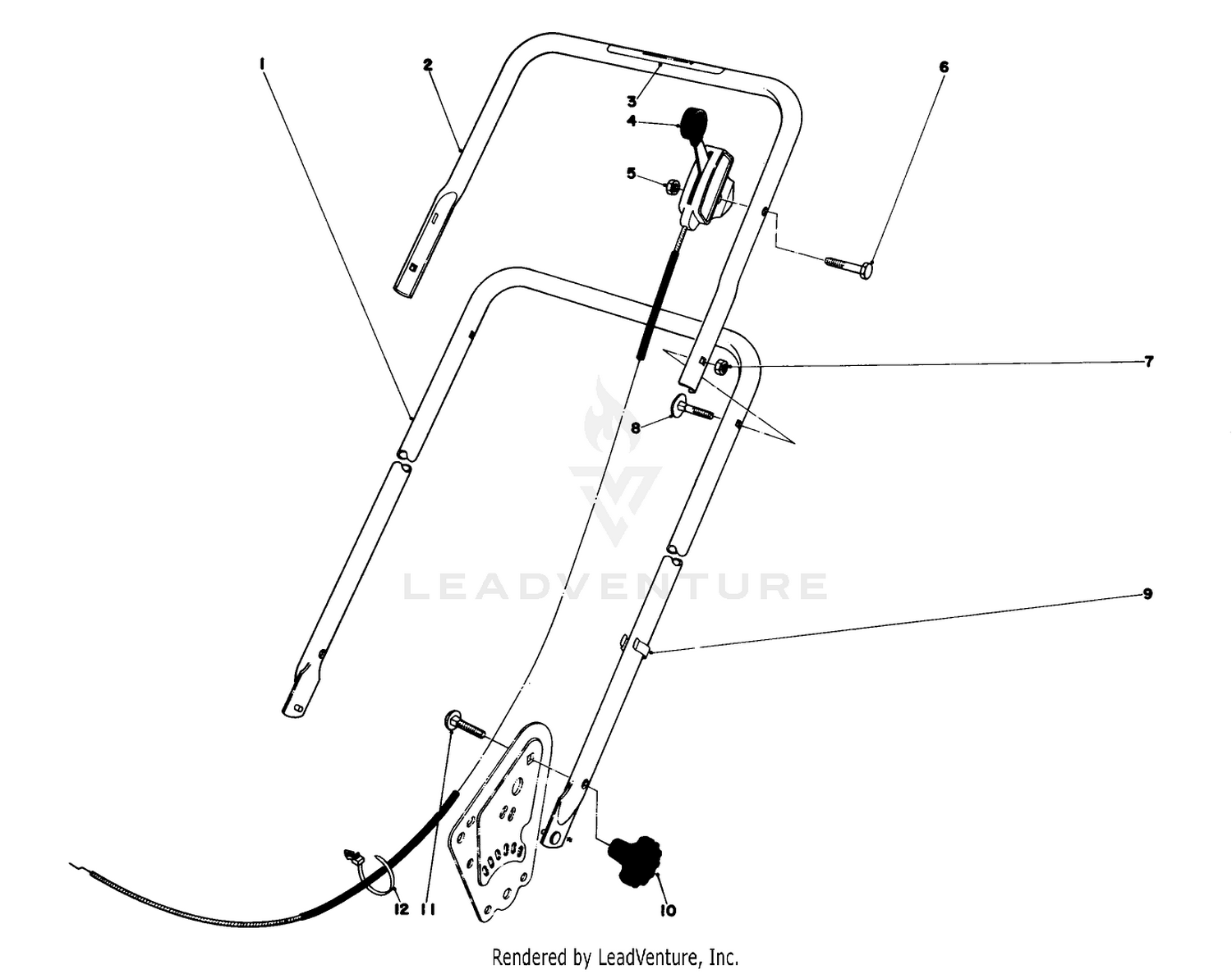 Handle Assembly (model No. 16930)