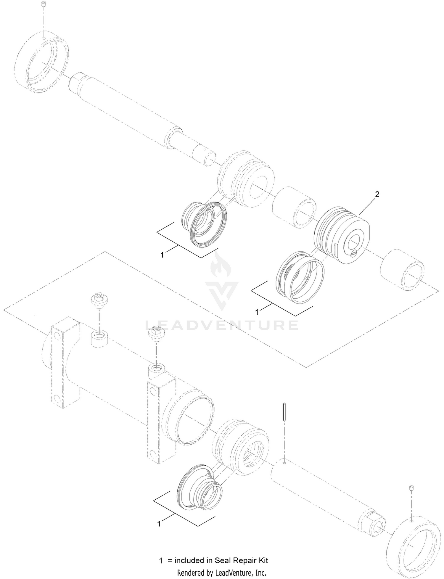 Hydraulic Cylinder Assembly No. 133-4864