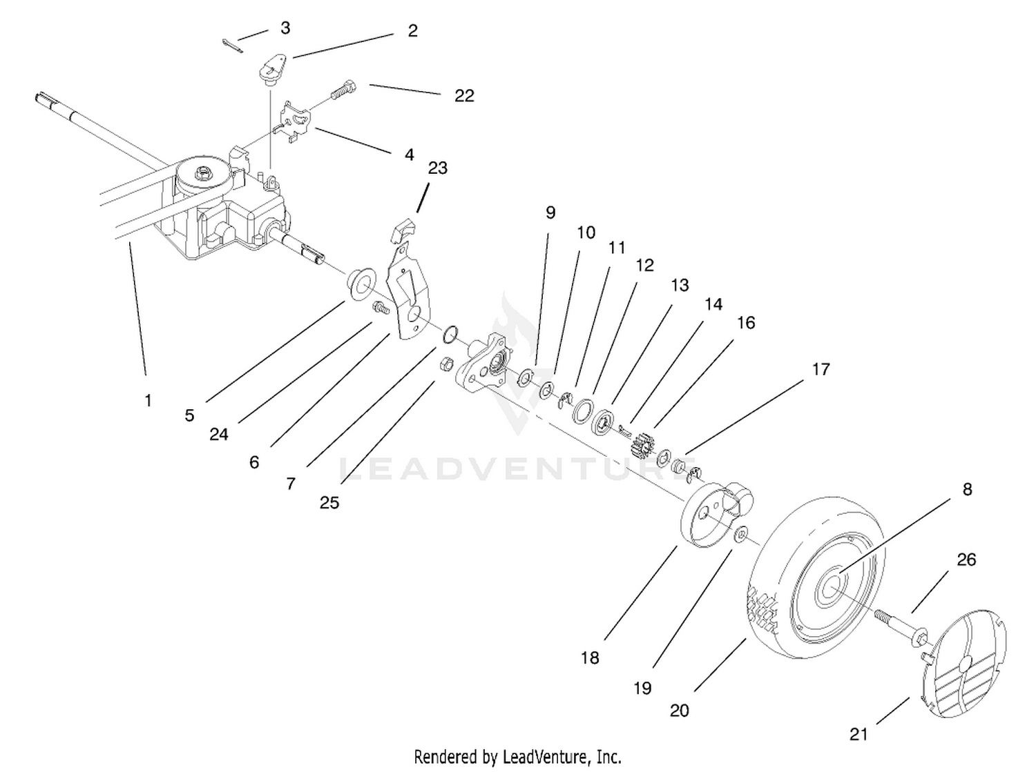 Rear Axle Assembly