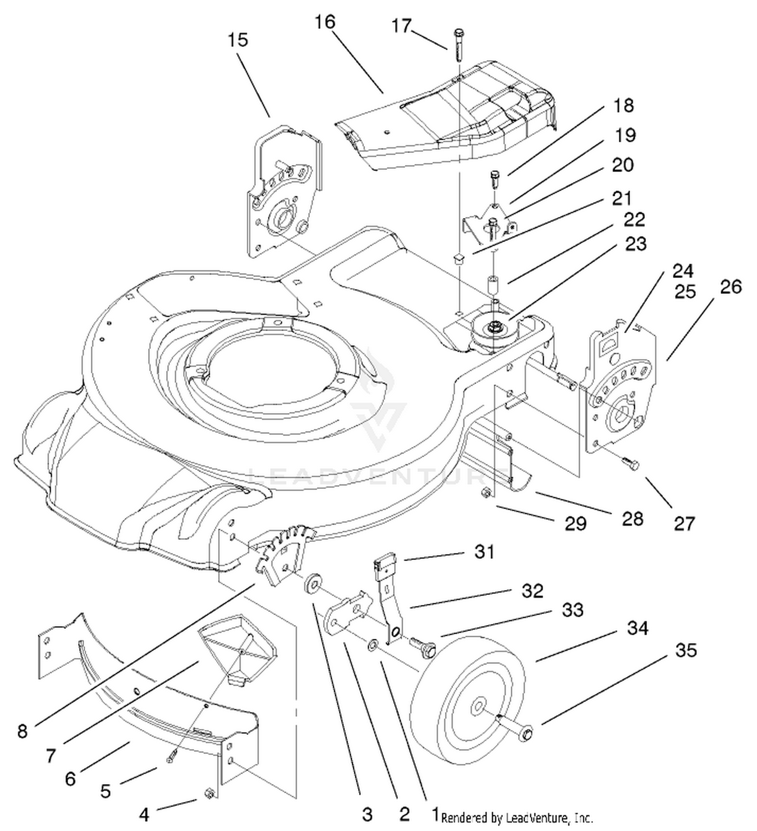 Housing  Bracket Assembly