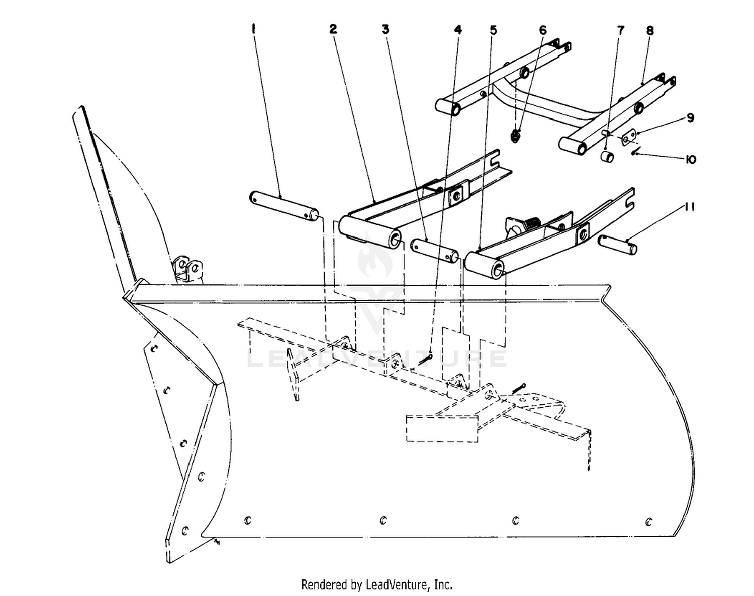 V-Plow Installation Kit Model No. 30755 (optional)