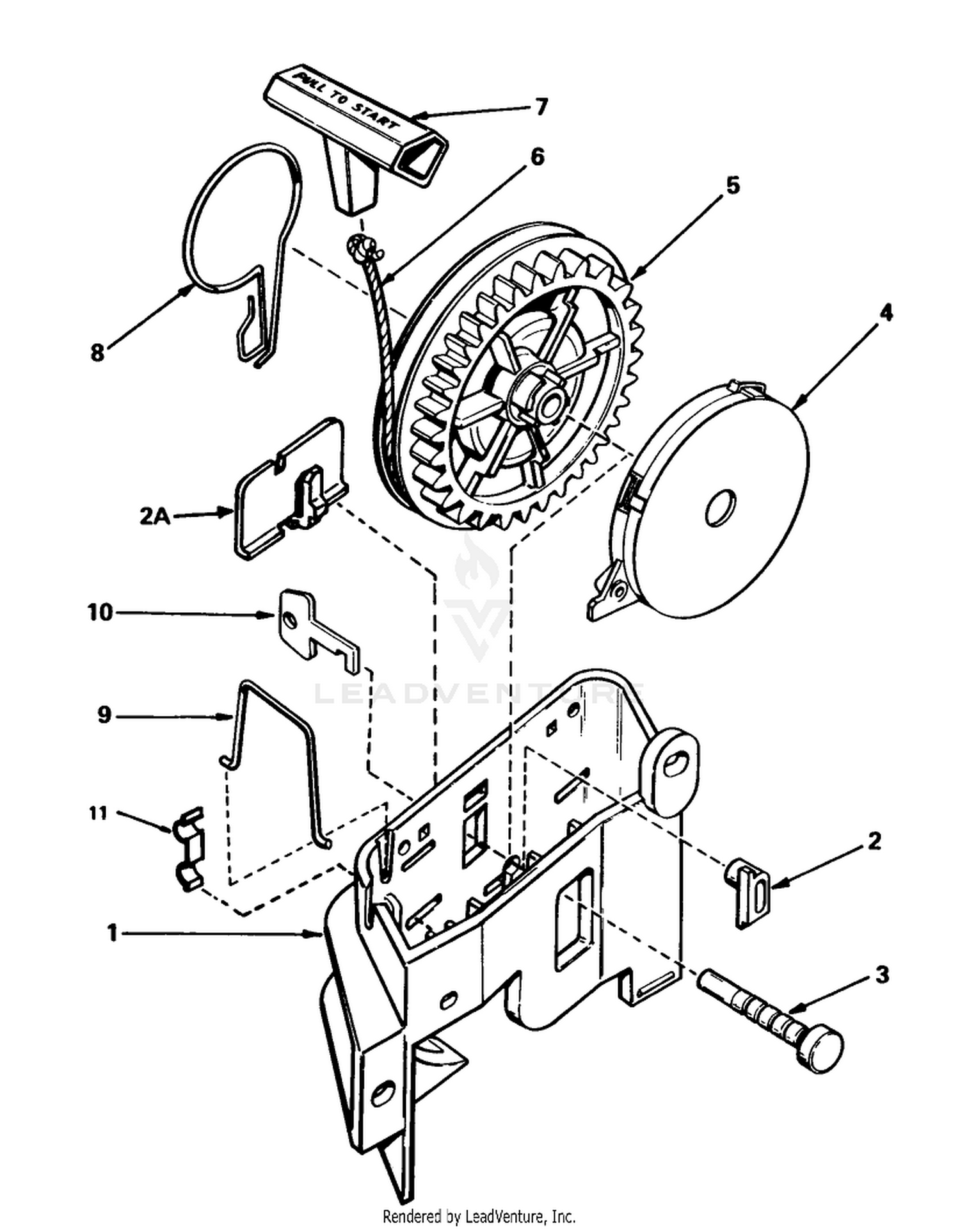 Rewind Starter No. 590531