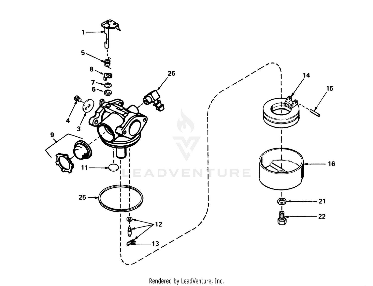 Carburetor No. 632050
