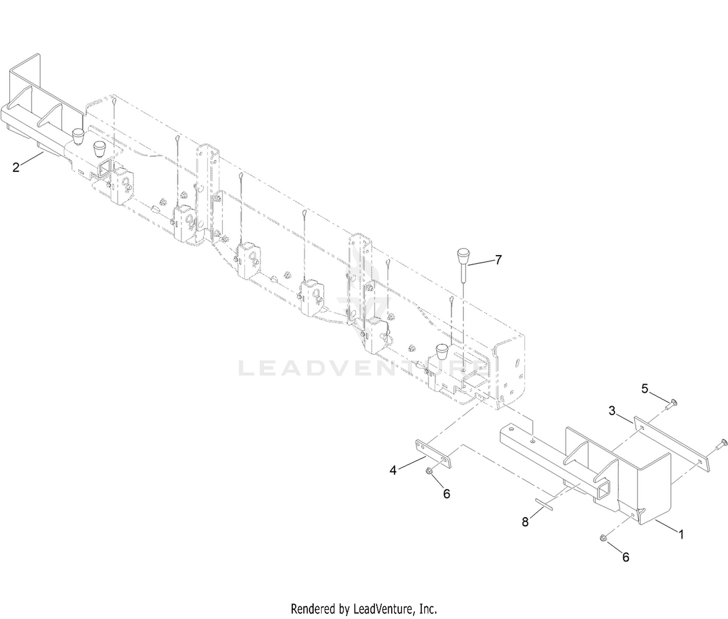 Box Blade Extension Kit Assembly