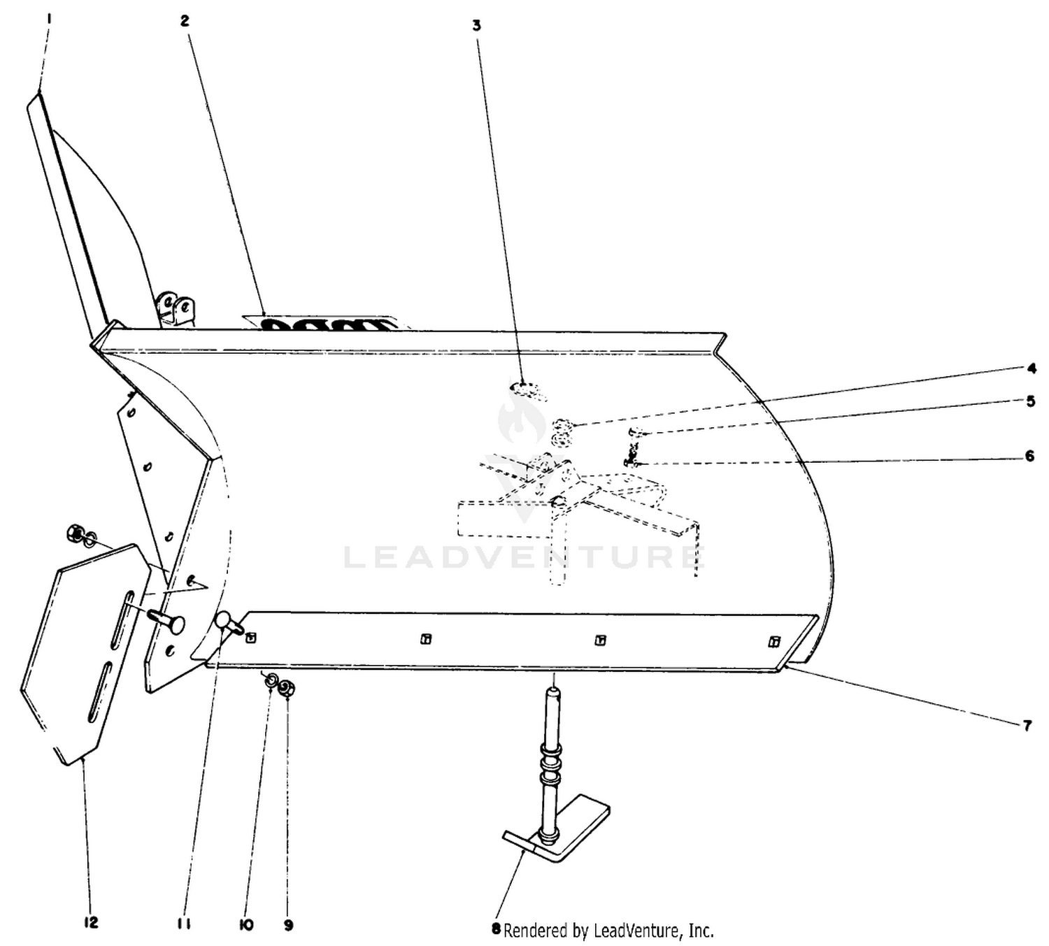 V-Plow Model No. 30750 (optional)