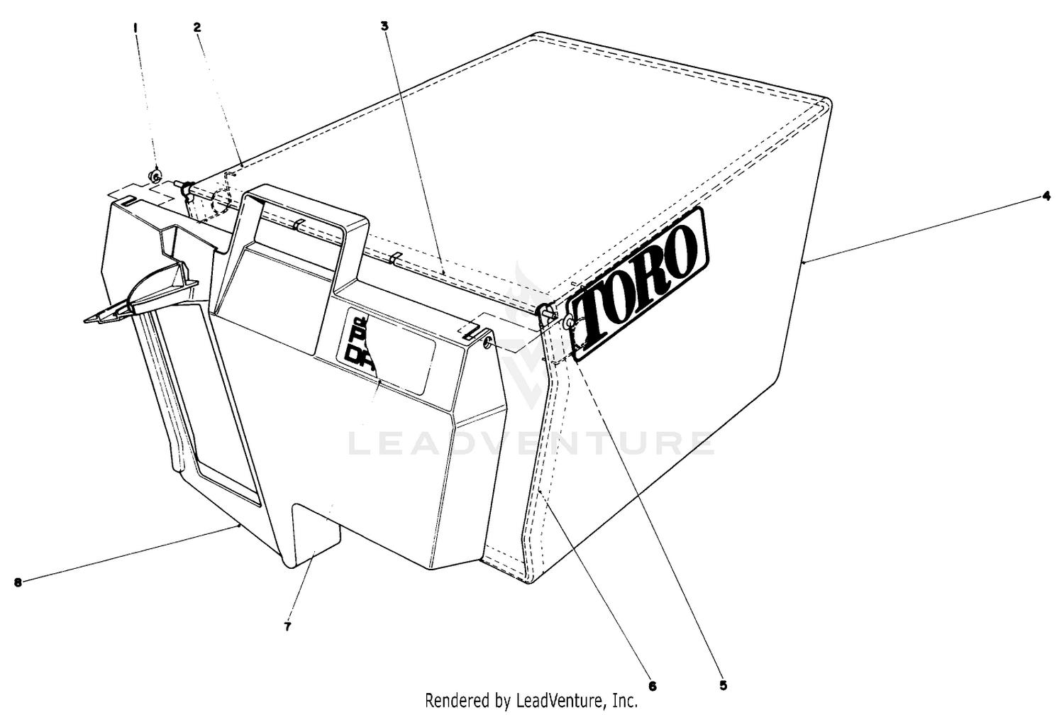 Grass Bag Assembly No. 11-0189