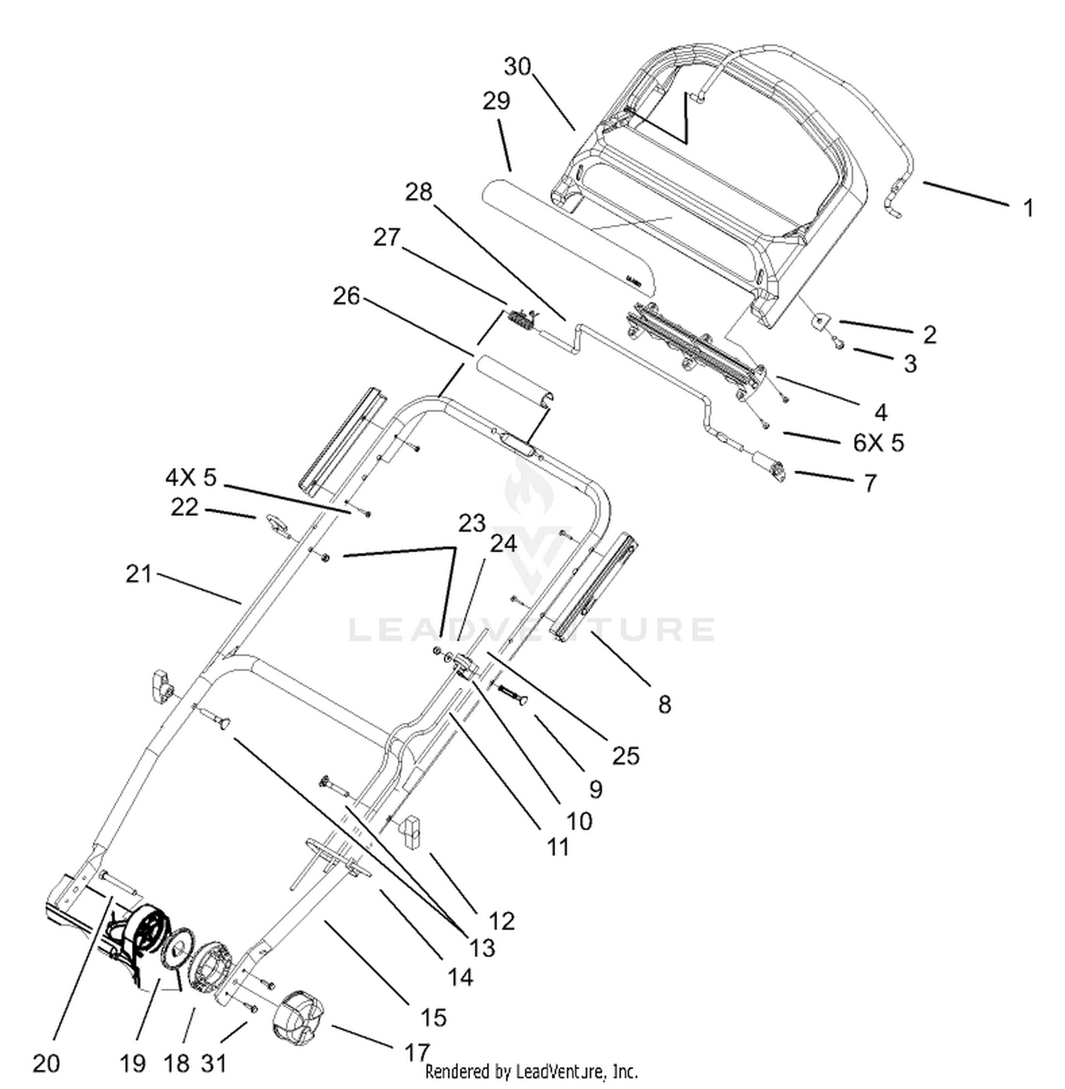 Handle and Control Assembly