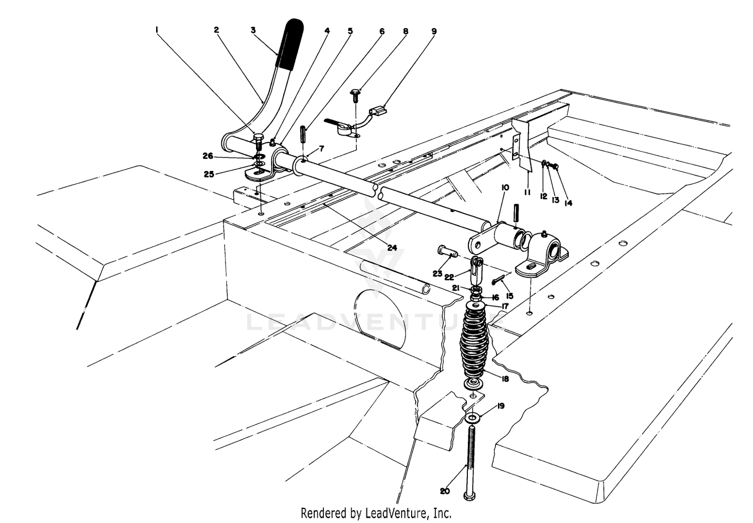 Power Take Off Lever Assembly
