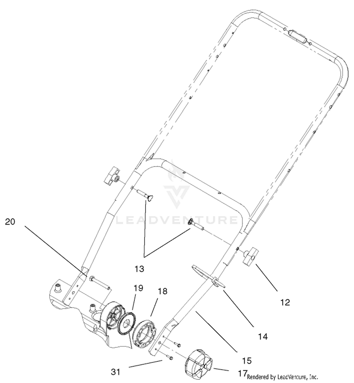 Lower Handle And Control Assembly