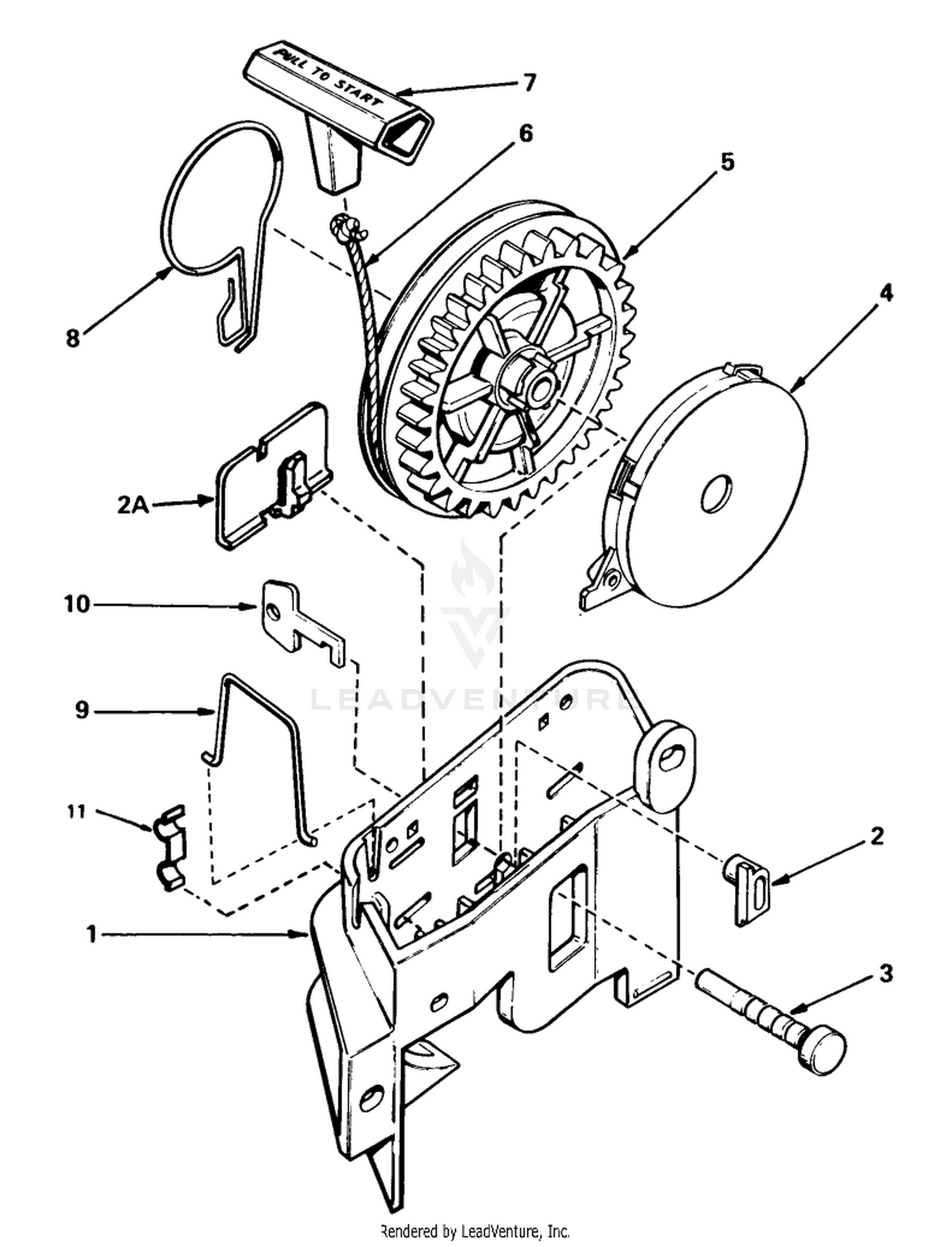 Rewind Starter No. 590531