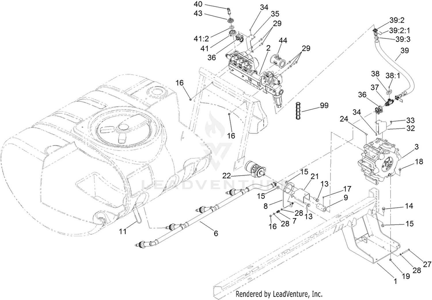 Spray Pump and Valve Assembly