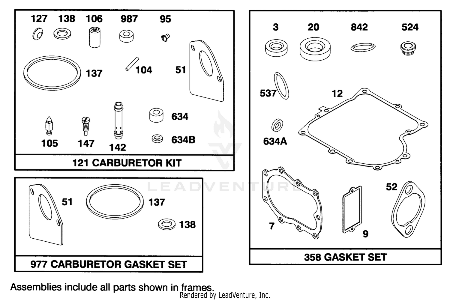 Engine Briggs  Stratton Model 286707-0453-01 8