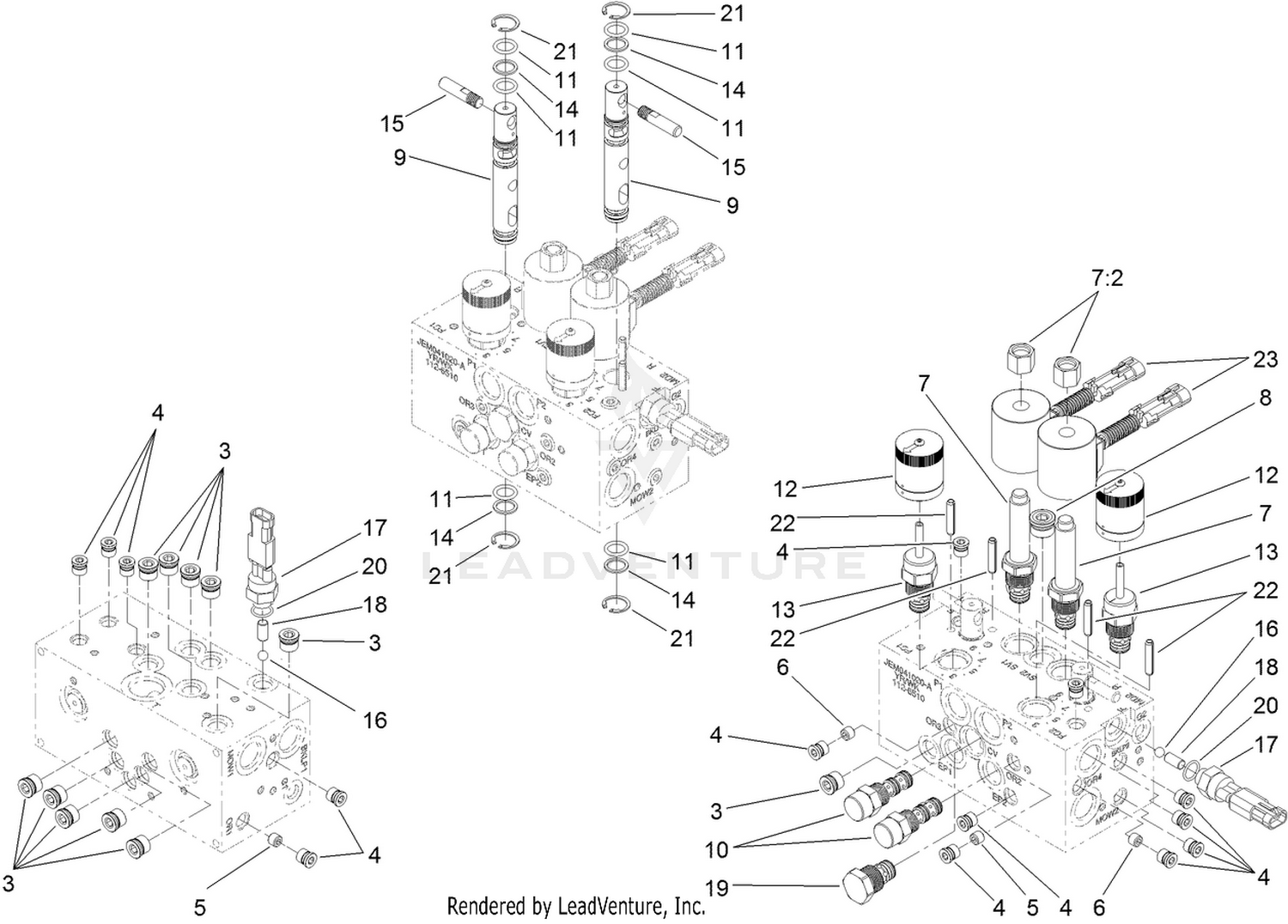 Hydraulic Manifold Assembly No. 112-6510