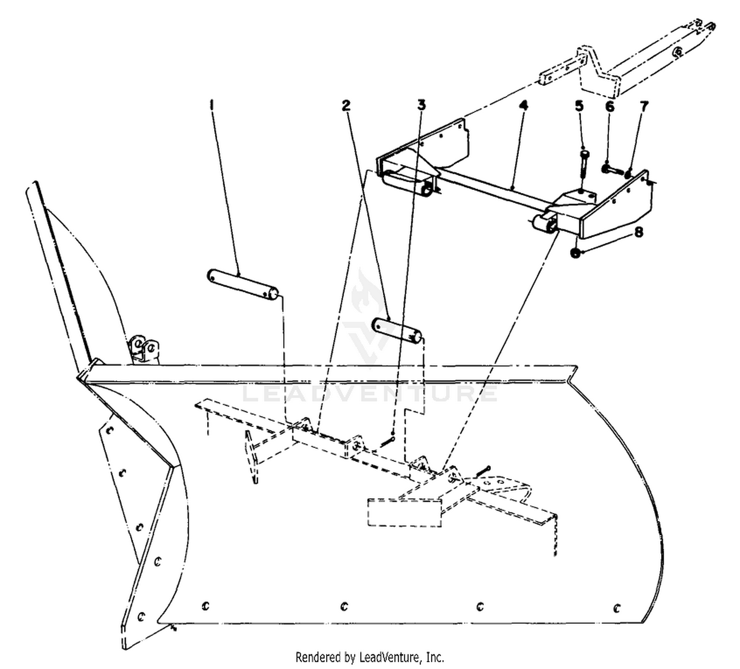 V-Plow Installation Kit Model No. 30749 (optional)