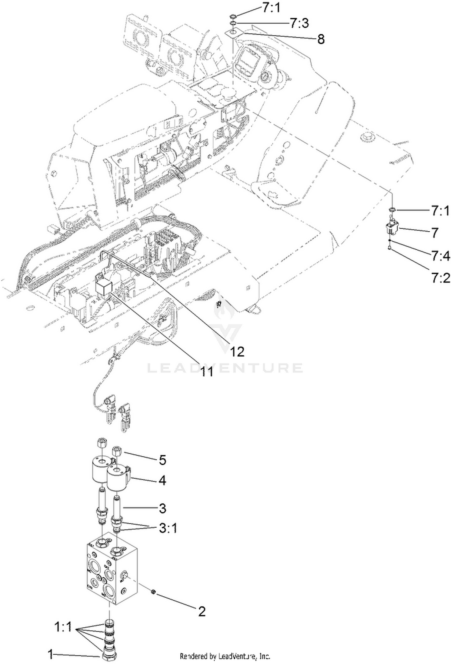 4WD Manual Override Assembly
