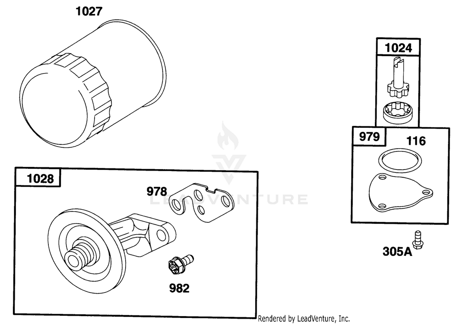 Engine Briggs  Stratton Model 28n777-0174-01 4