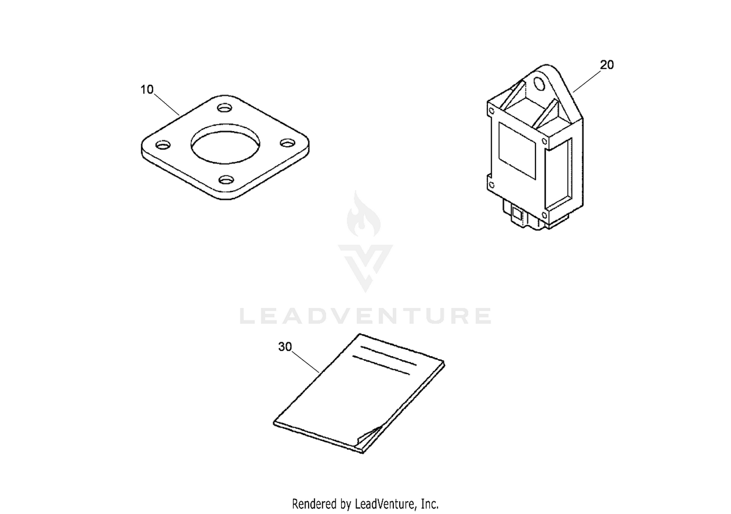Muffler Gasket, Glow Controller and Operator Manual