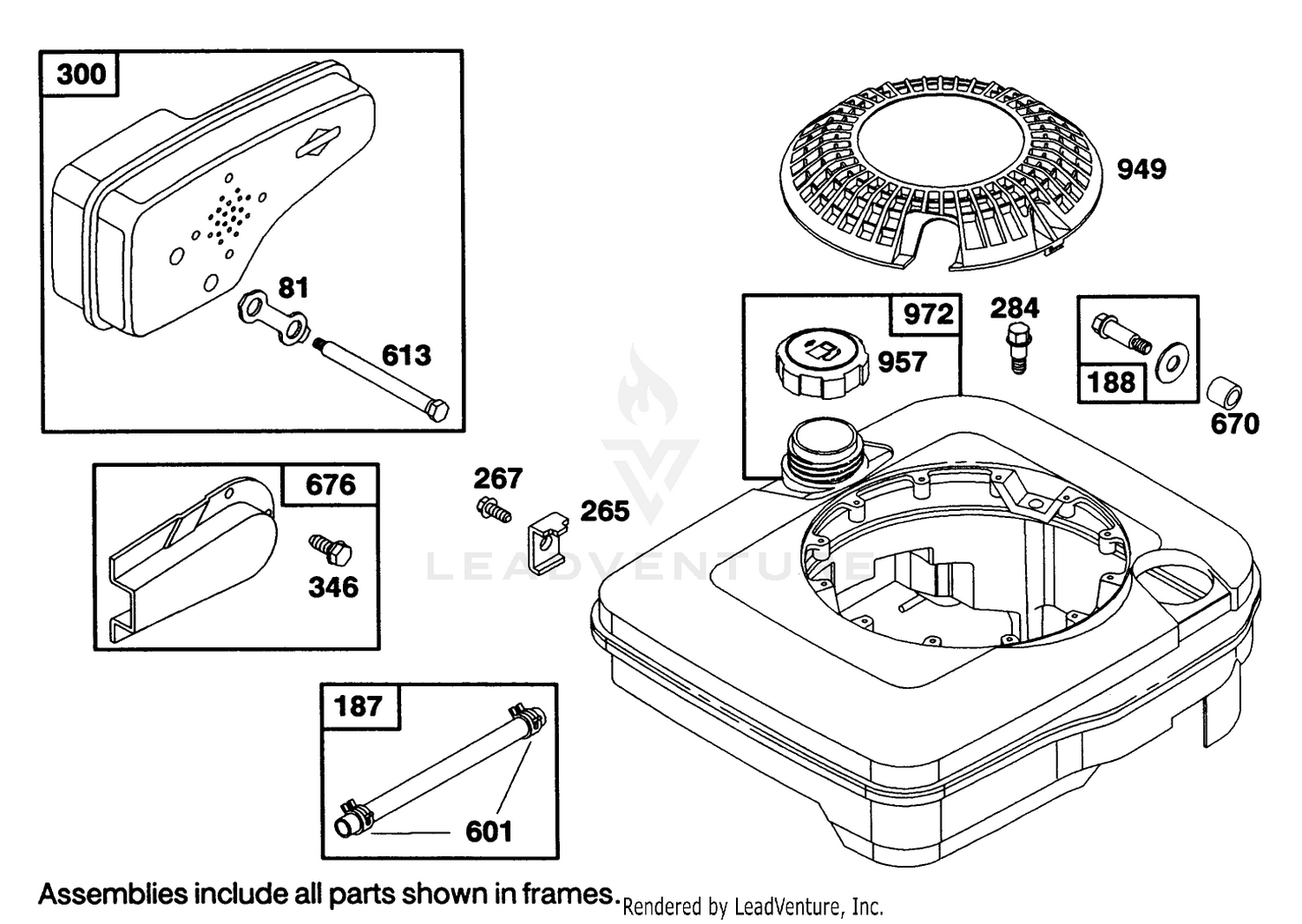 Engine Briggs  Stratton Model 124702-3115-01 7
