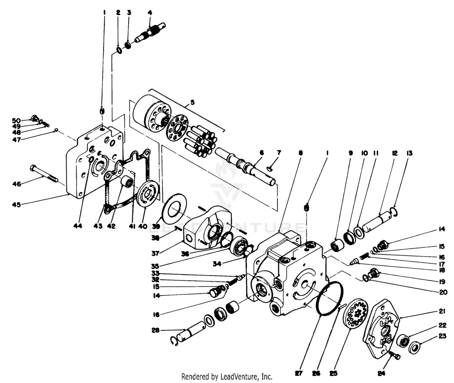 Hydraulic Pump Assembly No. 61-0080