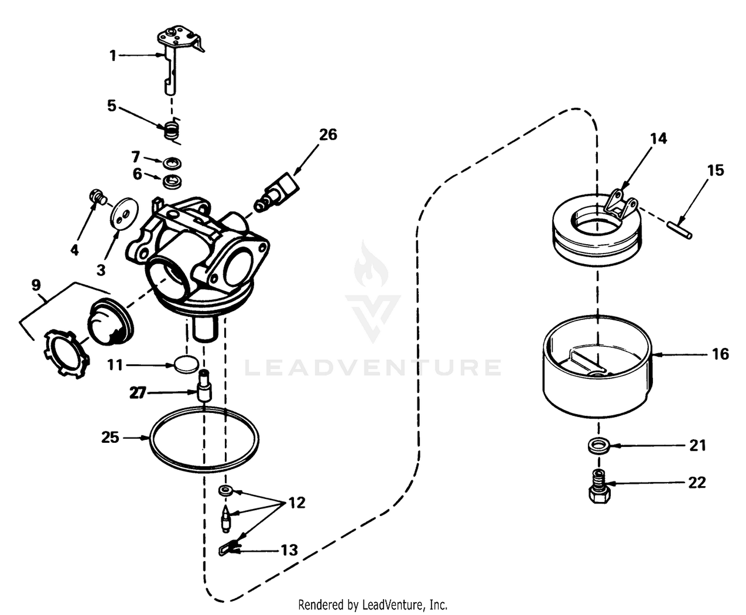Carburetor No. 632050a